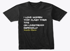 Scarlet Harte T Shirts